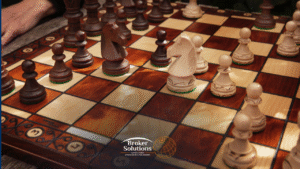 tabuleiro de xadrez simbolizando a mudança da guerra fiscal para competição por eficiência